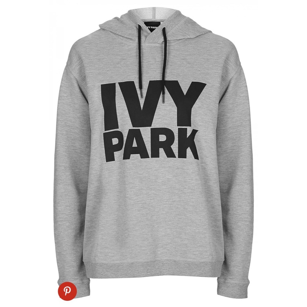 IVY PARK GREY HOODIE / XSMALL